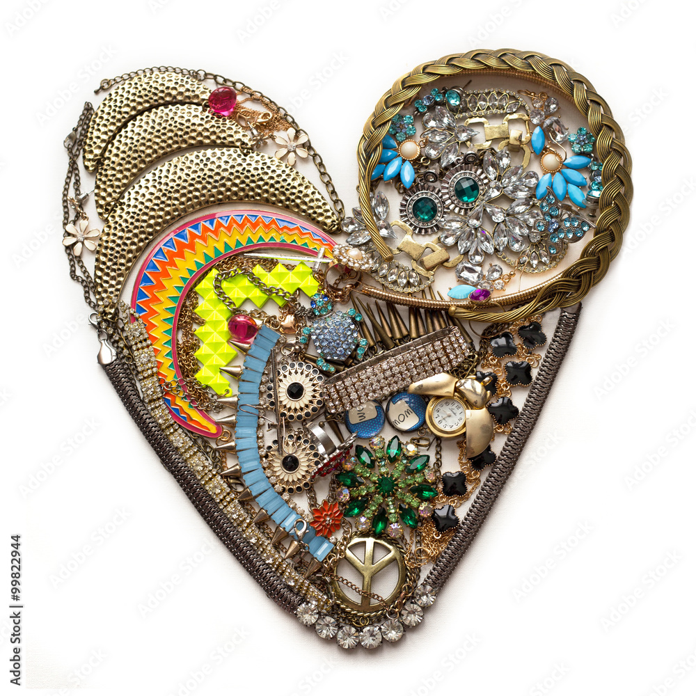 Fototapeta premium Heart of jewelry