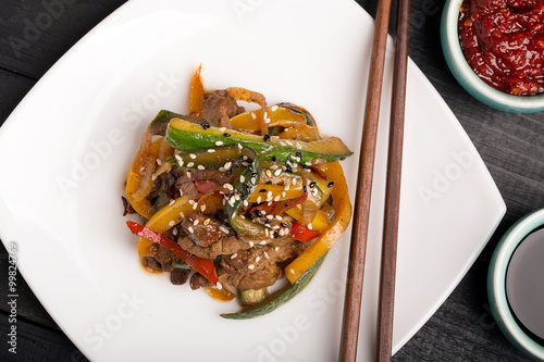 Fotografie Traditional chinese salad