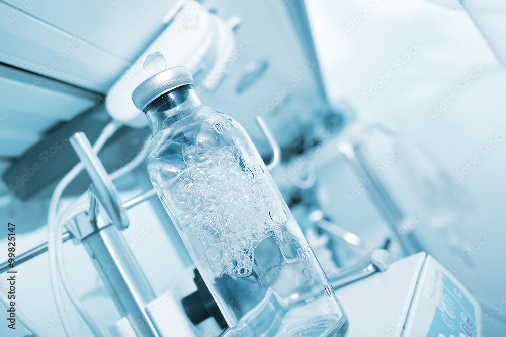 Medicine bottle with foaming solution Medicine bottle with foaming solution