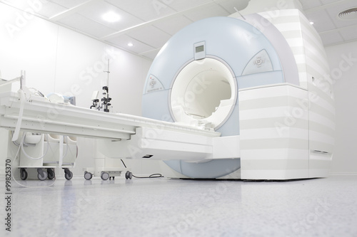 MRI machine is ready to research in a hospital photo