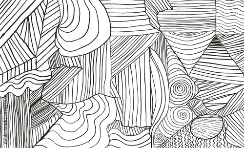 Graphical handmade abstract background