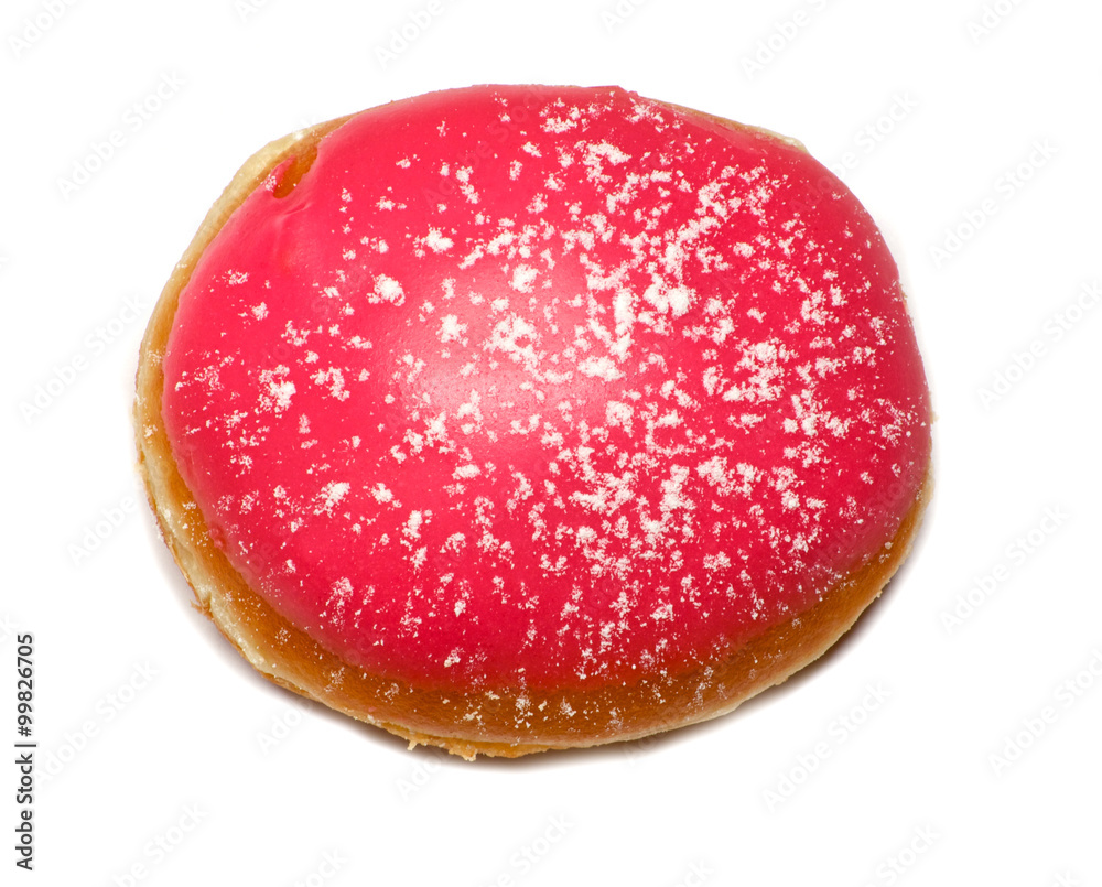 Pink glazed donut Pink glazed donut
