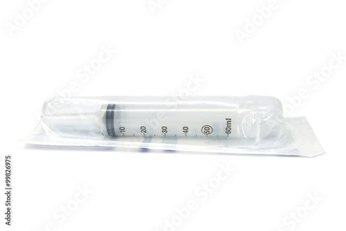  New syringe in package.
