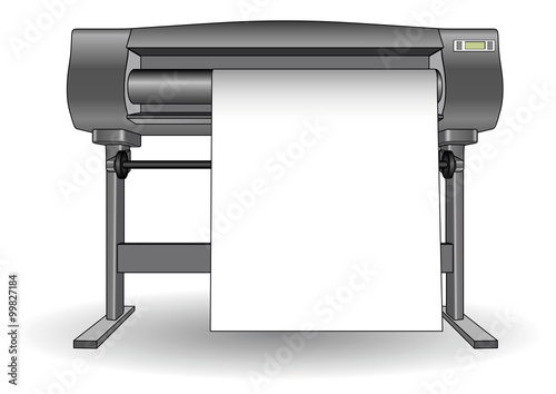 Plotter inkjet printer ploter
