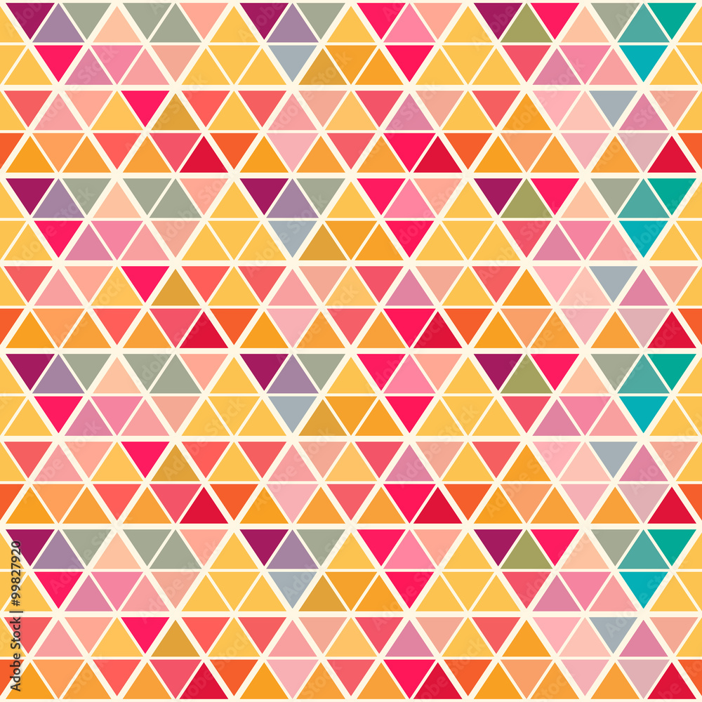 Geometric pattern with saturated colorful triangles. Geometric pattern with saturated colorful triangles.