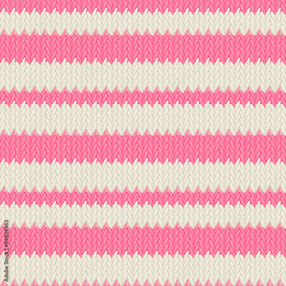 Seamless knitted pattern for Your design