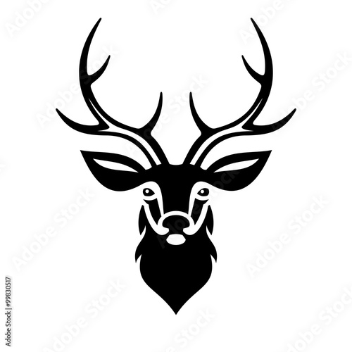 Deer Head. Vector