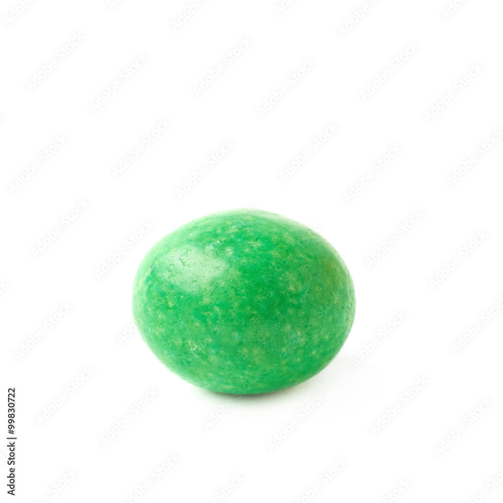 Chocolate peanut candy isolated