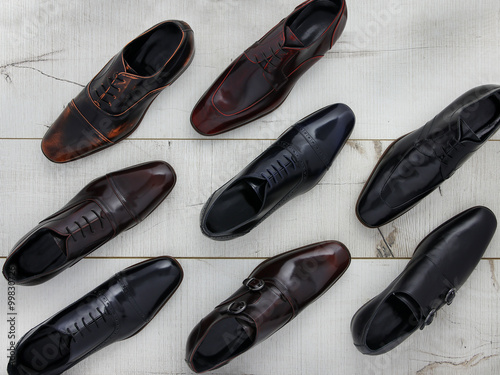 Leather men s shoes