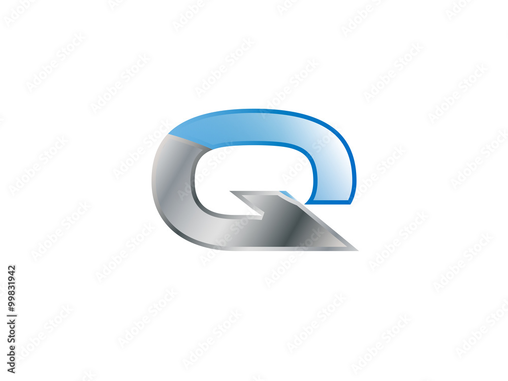 Glossy Metal Letters Blue Sky Colored Glossy Metal Letters Blue Sky Colored
