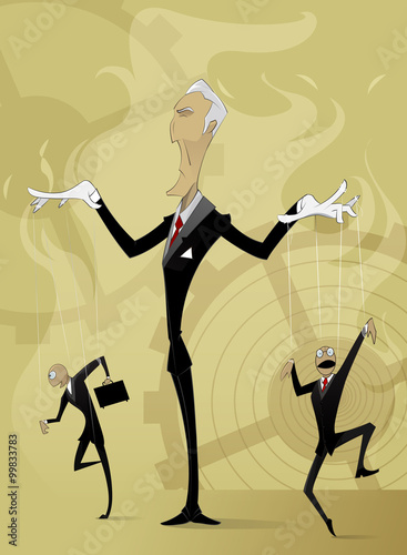 Old man manipulates by others