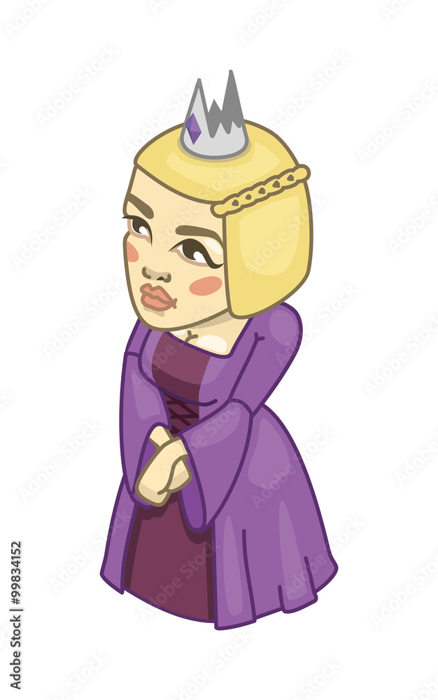 stylized image of a princess stylized image of a princess
