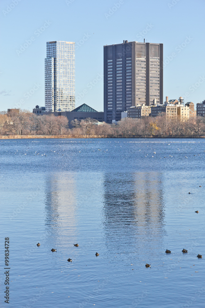 Fototapeta premium Central park lake