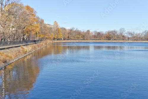 Central park lake