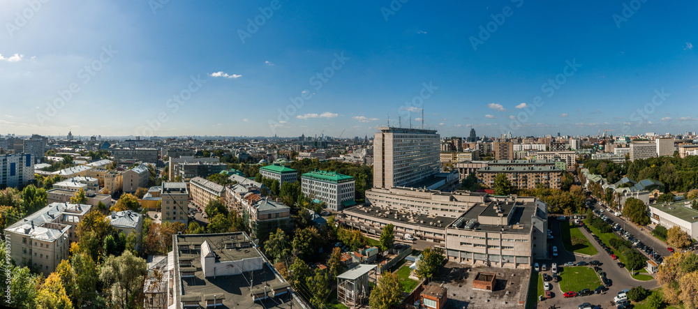 Sklifosovsky Federal Research Institute of Emergency Medicine, panoramic view from a height.

