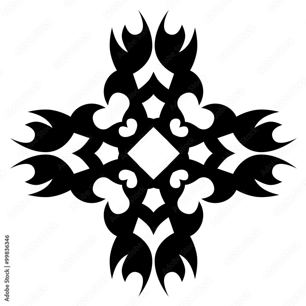 Tattoo tribal vector designs. Tattoo. Stencil. Pattern. Design. Ornament. 