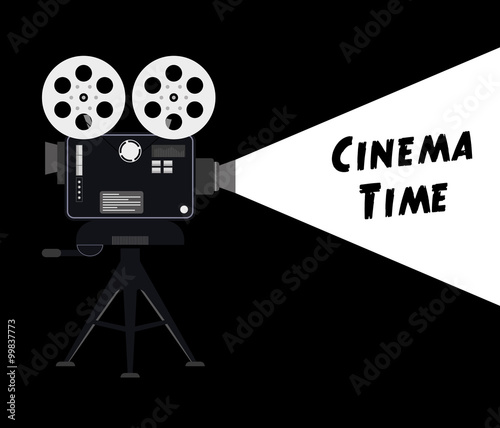 Retro cinema icon