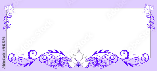flower frame lily