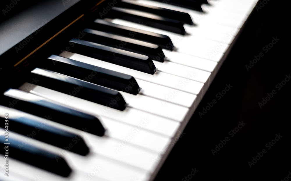 Black piano close up blur background and foreground. Black piano close up blur background and foreground.