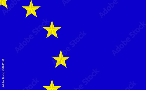 European Union flag.vector illustration.