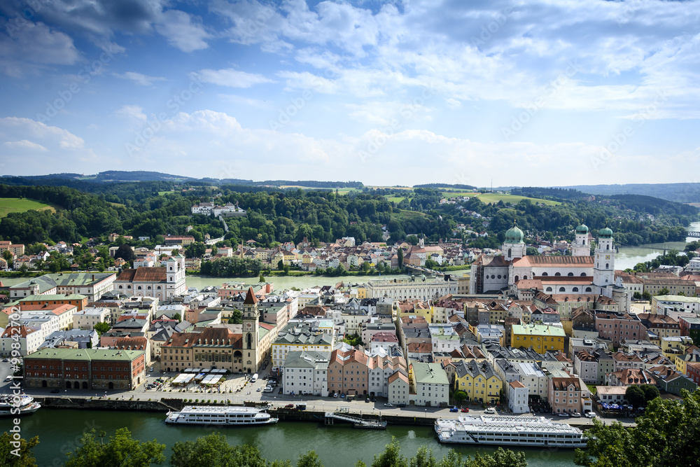 Passau from above