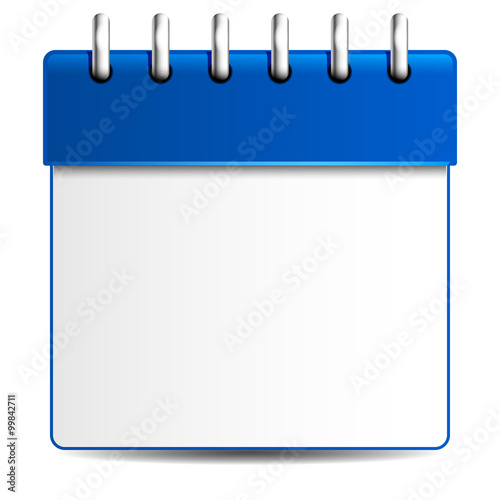 Detailed beautiful calendar icon