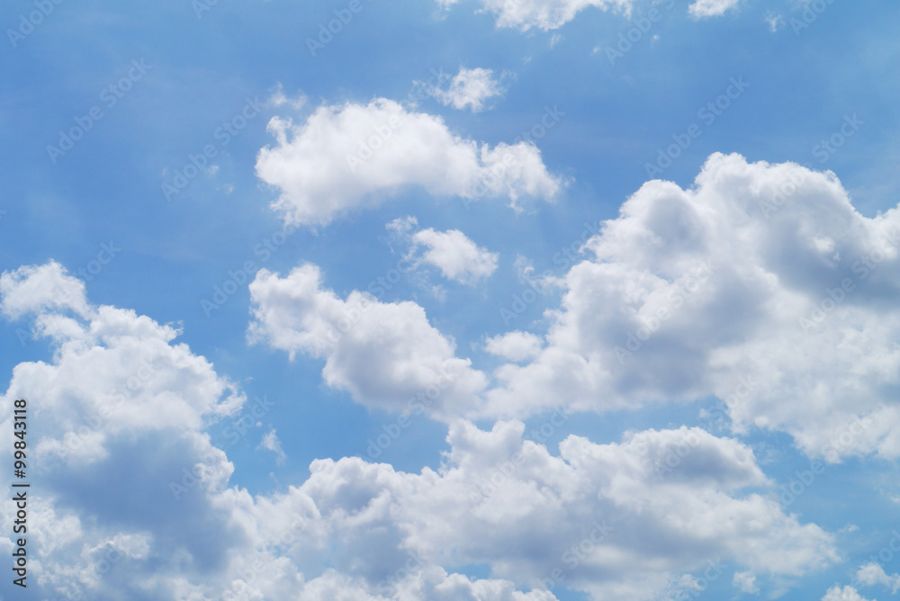 Obraz premium Cloud blue sky .