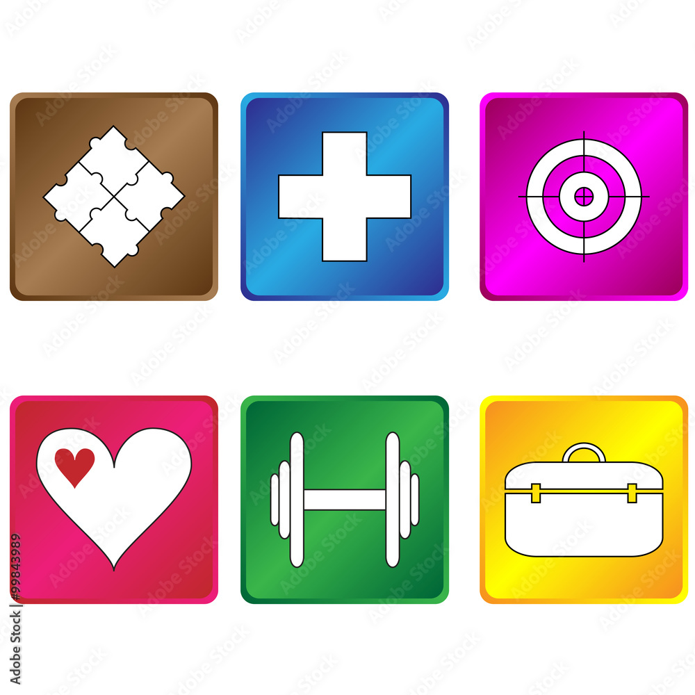 Fototapeta premium Business icons