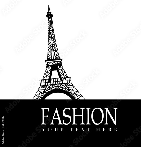 Fashion with Paris in the background