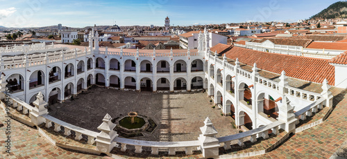 Φωτογραφία Fisheye view of Felipe Neri monastery in Sucre, Bolivia