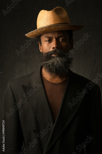Black African American man portrait © blvdone