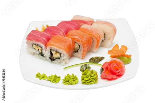 Roll with cream cheese and ...