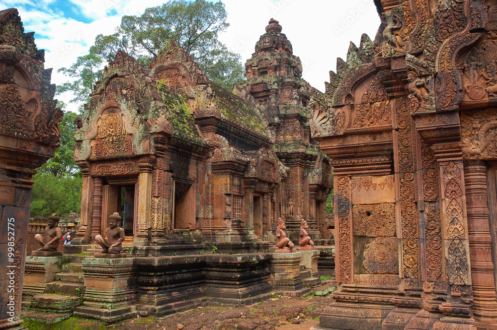 Prasat  Banteay Srei  temple, Cambodia
