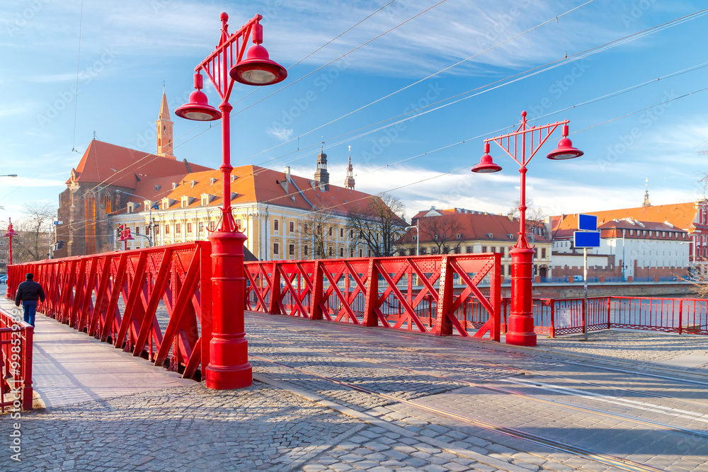 Naklejka premium Wroclaw. Sandy Bridge.