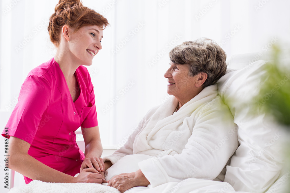 Positive talking to patient Positive talking to patient