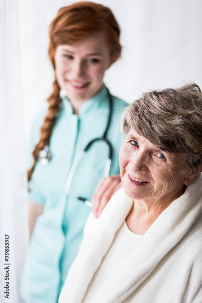 Fototapeta premium Positive relations with patient