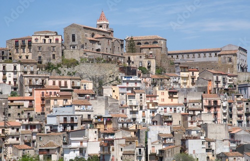 Town Castiglione di Sicilia on the mountanins of Sicily, Italy