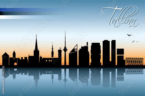 Tallinn skyline