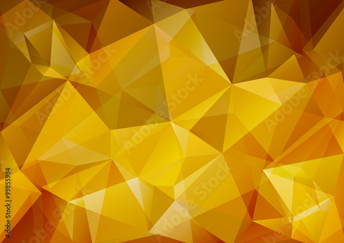 yellow polygonal background