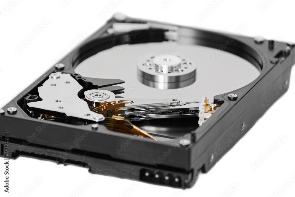 Computer hard disk drive with clipping path Computer hard disk drive with clipping path