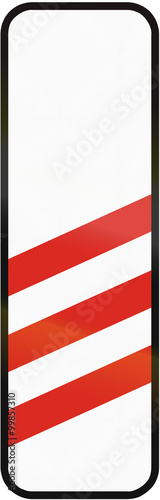 Free Download Road sign used in Slovakia - Level crossing distance marker on the right - GFXLoad