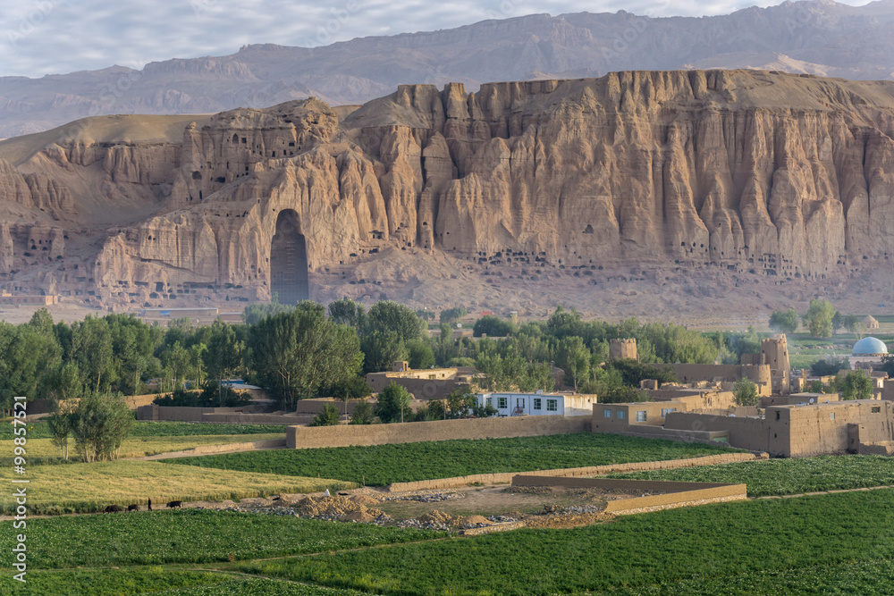 The Buddhas of Bamiyan StockFoto Adobe Stock