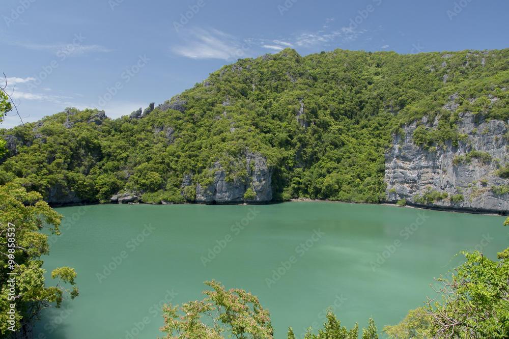 The lagoon, Mae Koh island, Ang Thong National Marine Park, south of Thailand