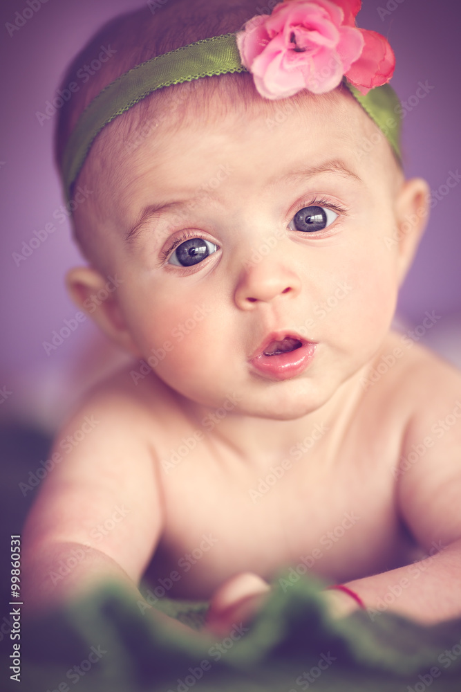 child, people and happiness concept - adorable baby child, people and happiness concept - adorable baby