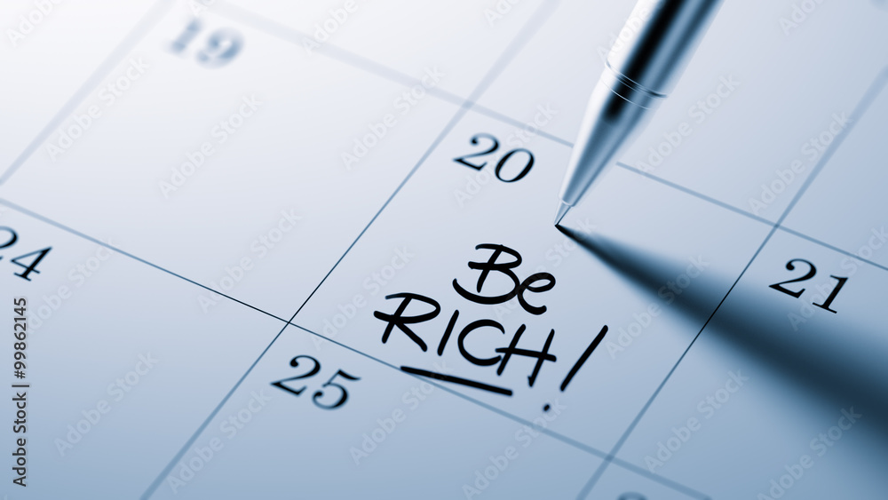 Closeup of a personal agenda setting an important date written w Closeup of a personal agenda setting an important date written w