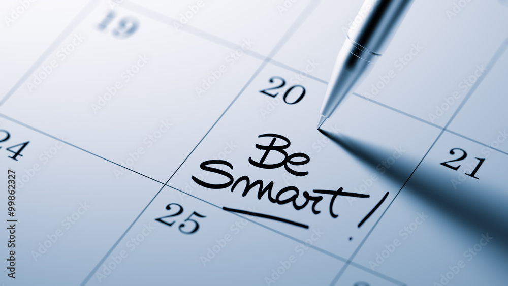 Closeup of a personal agenda setting an important date written w Closeup of a personal agenda setting an important date written w