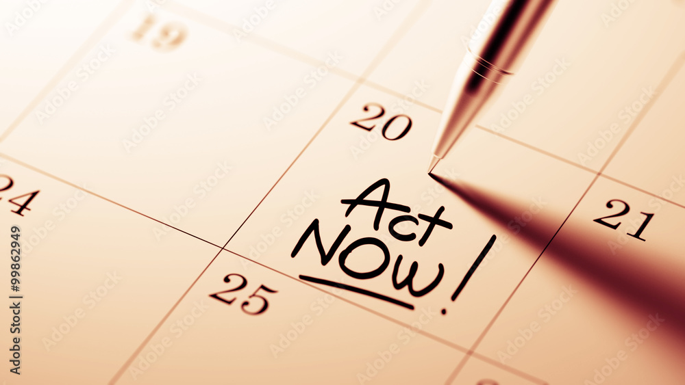 Closeup of a personal agenda setting an important date written w Closeup of a personal agenda setting an important date written w