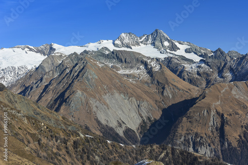 Luftbild - Hohe Tauern mit Großglockner © Bergfee