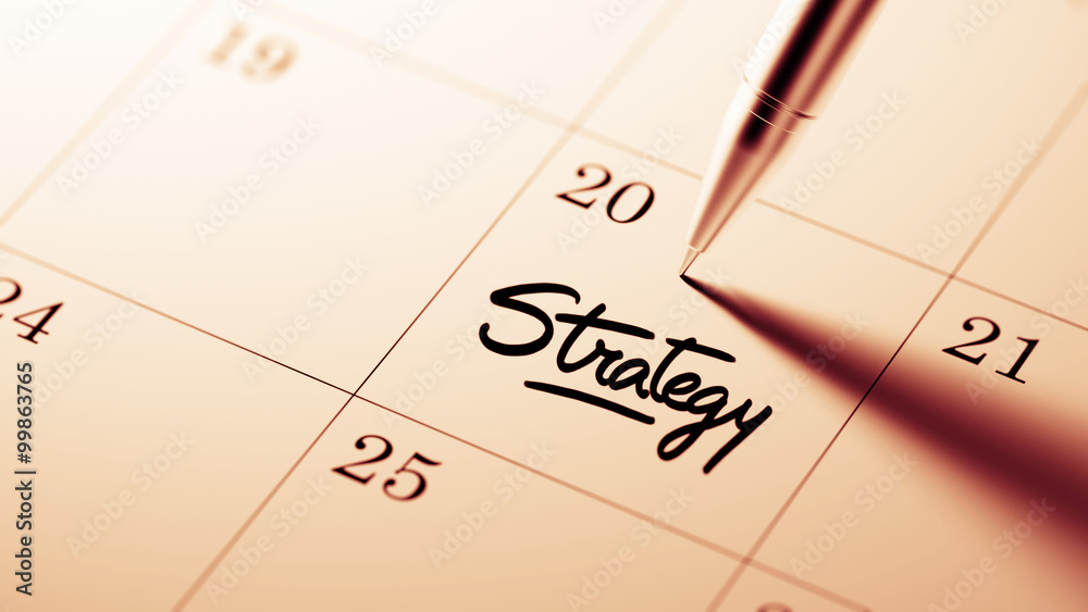 Closeup of a personal agenda setting an important date written w Closeup of a personal agenda setting an important date written w