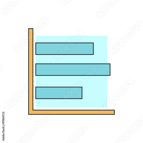 diagram vertical icon